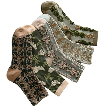 10 пар женских носков средней длины, высокоэластичные утолщенные зимние носки для осенне-зимнего домашнего офиса