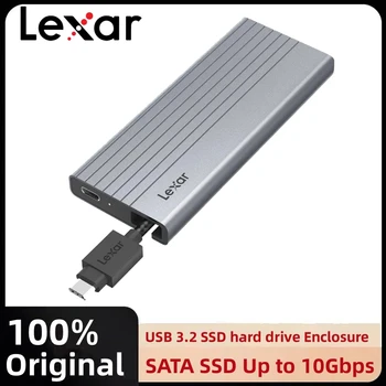 Корпус твердотельного накопителя Lexar Dual Protocol M2 NVMe / SATA 10 Гбит /с, жесткий диск M.2 NVME SSD-USB 3.2, корпус USB-C-USB-A, кабель для твердотельного накопителя M.2