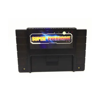 Игровая карта Super 800 в 1 Pro Remix для 16-разрядной игровой консоли SNES Картридж Super EverDrive, черный