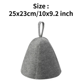 Утепленная шапочка для сауны 25x23 см / 10x9,2 дюйма Предотвращает тепловой удар Теплоизоляционная Легкая, приятная для кожи, быстро сохнет