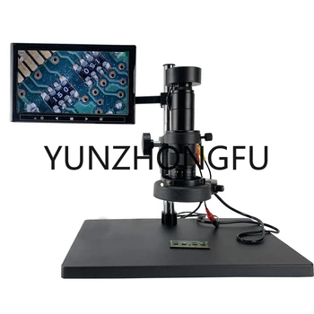 Промышленный увеличительный микроскоп высокой мощности с увеличительным стеклом 12 миллионов HD