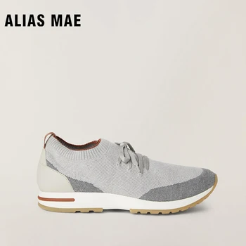 ALIAS MAE Легкая спортивная обувь осенняя удобная мужская уличная вязаная вулканизированная обувь в стиле колледжа