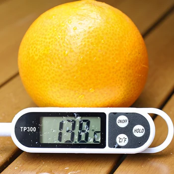 Цифровой пищевой термометр Датчик мгновенного считывания Пищевого зонда Измеритель температуры Точный Простой в использовании Бытовой Кухонный инвентарь