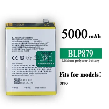BLP879 100% Оригинальный Высококачественный Сменный Аккумулятор Для Телефона OPPO A96, Встроенный Литиевый Аккумулятор Большой Емкости 5000 мАч, Новейшие Батареи