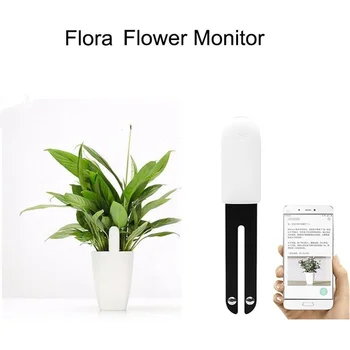 Монитор флоры HHCC Flora Smart Flower detector Цифровые растения Трава Уход за цветами Почва Вода Свет Умный тестер Датчик