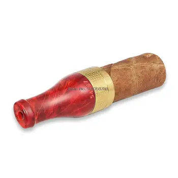 Держатель для сигар Пепельница Мундштук для сигар из смолы Трубка 4 Размера Портативная подставка для сигар