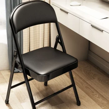 Минималистичные складные обеденные стулья для отдыха в офисе, гостиной, обеденные стулья