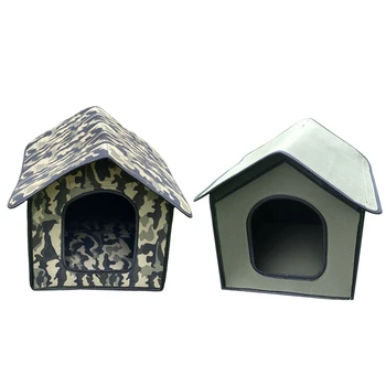 67JE Домик для домашних животных Водонепроницаемые теплые домики для собак на открытом воздухе и в помещении для зимнего укрытия кошек