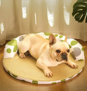 Летний ротанговый коврик весом 15 кг, подстилка для домашних животных, Диван-кровать для кошек и собак, коврик для сна для домашних животных, доступные четыре сезона, кровать для домашних животных, товары для домашних животных