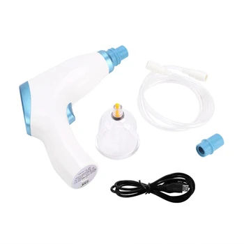 Электрический вакуумный баночный набор для всасывания тела, Дренажный Обезболивающий массаж, Антицеллюлитный Баночный аппарат