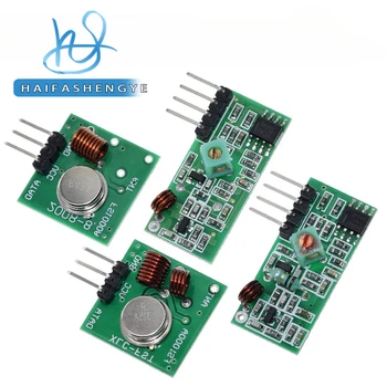 Интеллектуальная электроника 433 МГц RF Kit Link Modul Pemancar dan Penerima UNTUK Arduino/ARM/MCU WL Diy 315 МГЦ/433 МГЦ Nirkabel