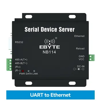 NB114 Последовательный порт UART RS485/RS232/RS422 к Ethernet одиночный последовательный сервер с интерфейсом RJ45 Режимы шлюза multipleModbus
