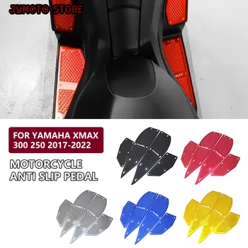 для мотоцикла Yamaha XMAX300 XMAX250 Противоскользящий и водонепроницаемый коврик для педали, Декоративная рамка 2017 2018 2019 2020 2021 2022