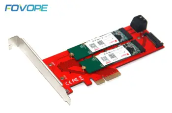 Адаптер M.2 к PCIe x16 с 3 портами M2 NGFF M + B Ключ SSD PCIe конвертер контроллер PCI-e M2 Карта расширения