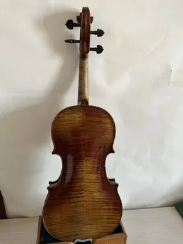 Скрипка Master 4/4 модели Guarneri, задняя часть из пламенного клена, еловый верх ручной работы K3011