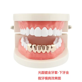 Зубы Вампира, выдвижной набор золотых зубов в стиле хип-хоп, Набор золотых зубов в стиле хип-хоп, Набор зубов вампира