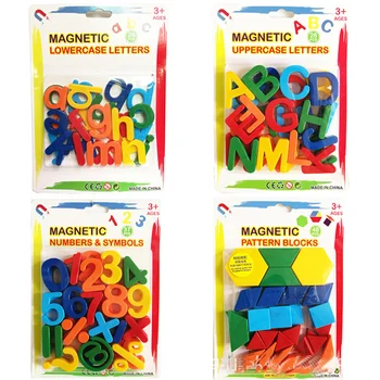 26шт Магнитных обучающих букв алфавита Пластиковые наклейки на холодильник Для малышей, обучающие правописанию, счету, Развивающие игрушки