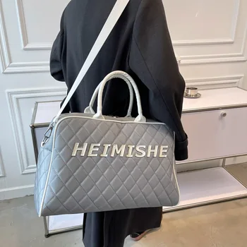 Дорожная сумка Женская нейлоновая модная роскошная дизайнерская сумка для пригородных поездок, сумка для багажа через плечо большой емкости