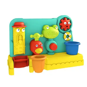 Игрушка для разбрызгивания воды в ванночке для малышей, интерактивная игрушка для ванны, забавная игрушка для душа с разбрызгивающим воду носиком, волшебная насадка для душа, игрушка