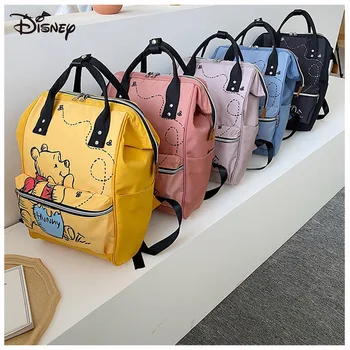 Disney Новая сумка для мамы, модный рюкзак с принтом, Большая вместительная сумка для мамы и ребенка контрастного цвета, легкий дорожный маленький рюкзак с игрушками