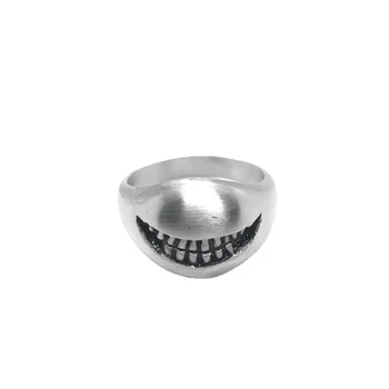 Модный смайлик, оскаленные зубы, персонализированный хип-хоп в стиле харадзюку, властное мужское кольцо ring ring