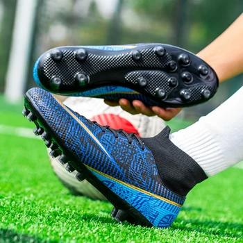 Мужская футбольная обувь Для занятий спортом на открытом воздухе, футбольные Бутсы для тренировок на газоне, Оригинальные Футбольные бутсы для мужского общества, Детские футбольные бутсы