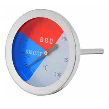 Стальной термометр для барбекю для барбекю с мгновенным считыванием, термометр для коптильни, гриля, духовки для кухни, домашней выпечки, измеритель температуры для домашнего приготовления