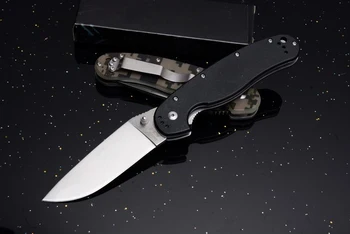 Походный Складной нож RAT1 AUS-8 Лезвие G10 Ручка Карманный Охотничий нож для выживания EDC, Многофункциональный Кухонный нож для улицы