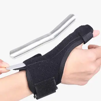 Практичный Протектор для поддержки большого пальца на запястье Алюминиевый Фиксированный Защитный кожух для пальцев Поддержка запястья Бандаж для поддержки рук При травмах