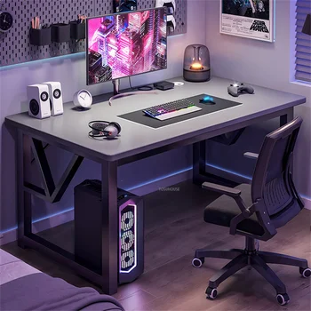 Современные настольные компьютерные столы Домашний письменный стол Офисная мебель Спальня Рабочий стол Простой Компьютерный офисный стол Игровой стол Z
