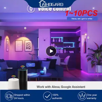 1 ~ 10ШТ Tuya Wifi / Умная Лампа Alexa Led Лампа E27 RGB Умные Лампочки 110V 220V Умные Лампы Для Google Assisatnt Smart