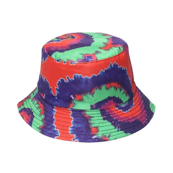 женские модные повседневные многоцветные шляпы-ведра с 3D-принтом, шляпа-козырек, мужские шляпы