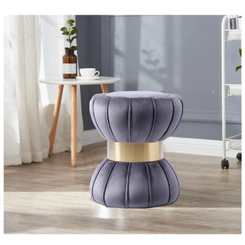 Скандинавский Легкий Роскошный диван-табурет, Современное простое кресло для макияжа, Круглая мебель для дома, обувь для гостиной