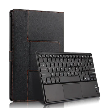 QWERTY Bluetooth Клавиатура с Тачпадом Универсальная Для 10,4-дюймового Планшета Acer Iconia Tab P10 Съемный Складной Магнитный Чехол