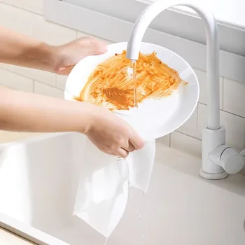 Обязательный атрибут ленивого человека: революционное одноразовое кухонное полотенце для легкой уборки с помощью бытовых чистящих средств