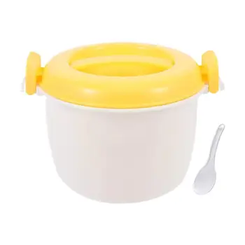 Контейнер для Ланча Bento Pot Пластиковая Посуда Для Микроволновой Печи Чашка Для Еды Кухонная Плита Cooki Steamer Box I9i0 Портативные Печи Для Приготовления Риса На пару