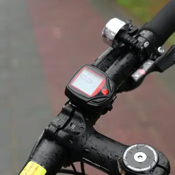 ЖК-спидометр для велосипеда - водонепроницаемый, легкий и долговечный - Отслеживайте скорость, расстояние и время!