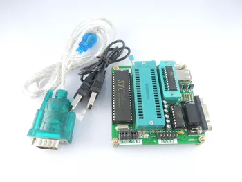 Бесплатная доставка USB 51 MCU Программирование Ep51 программатор серии AT89 STC (улучшенная версия двойного назначения)