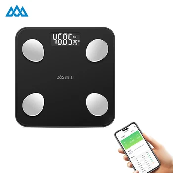 Весы для измерения жировых отложений Bluetooth BMI Интеллектуальные беспроводные цифровые весы для домашней ванной комнаты тренажерного зала, анализатор состава тела, весы для взвешивания