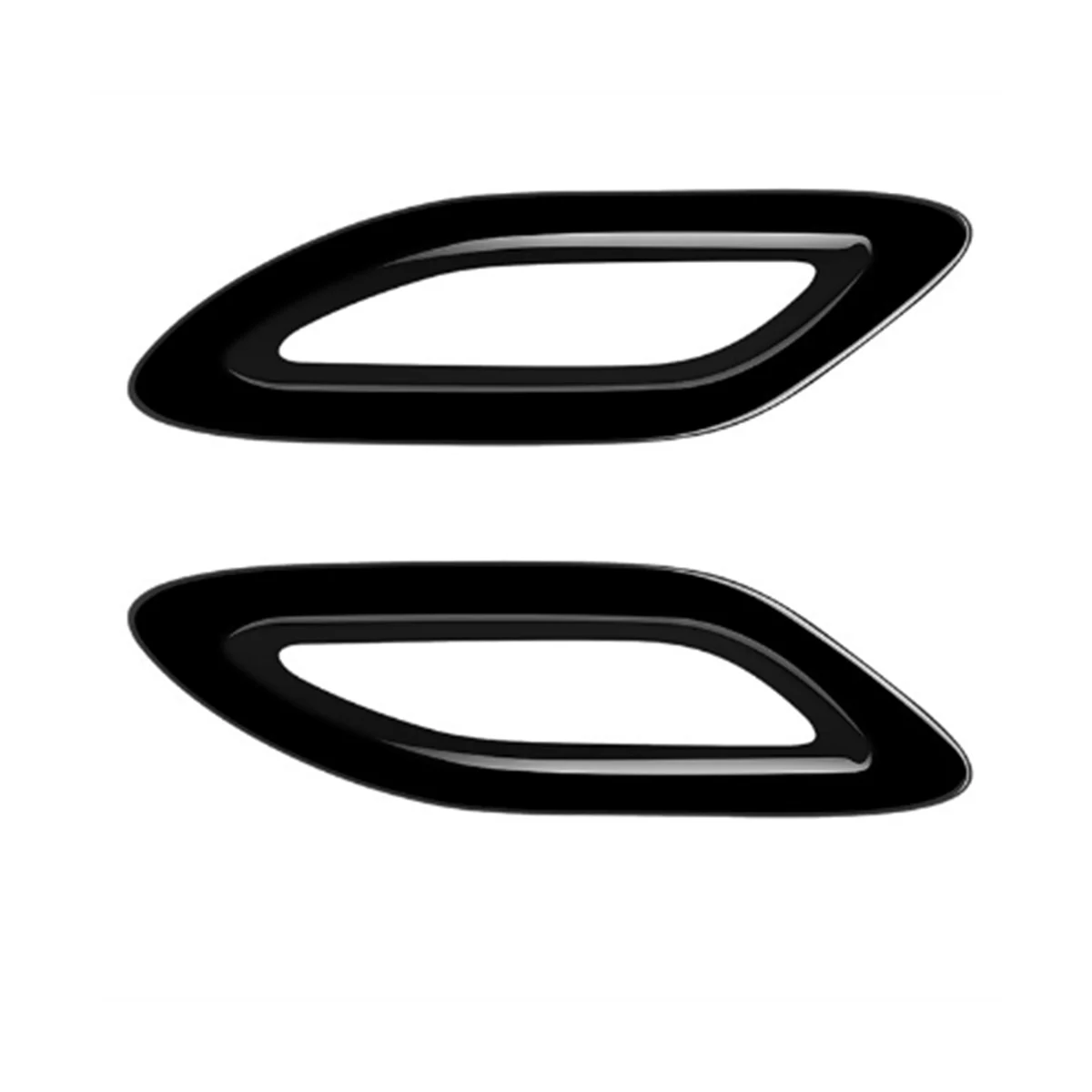 Автомобильная ярко-черная задняя противотуманная фара, рамка фонаря, Накладка для Alphard 40 Series 2023 + Автомобильные Аксессуары