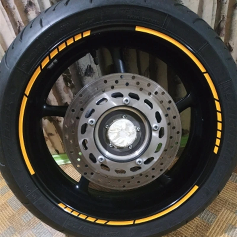 Наклейки на колеса мотоциклов, переводные картинки со светоотражающим ободом 17/18 дюймов для Kawasaki Z750, аксессуары, светоотражающие для мотоциклов