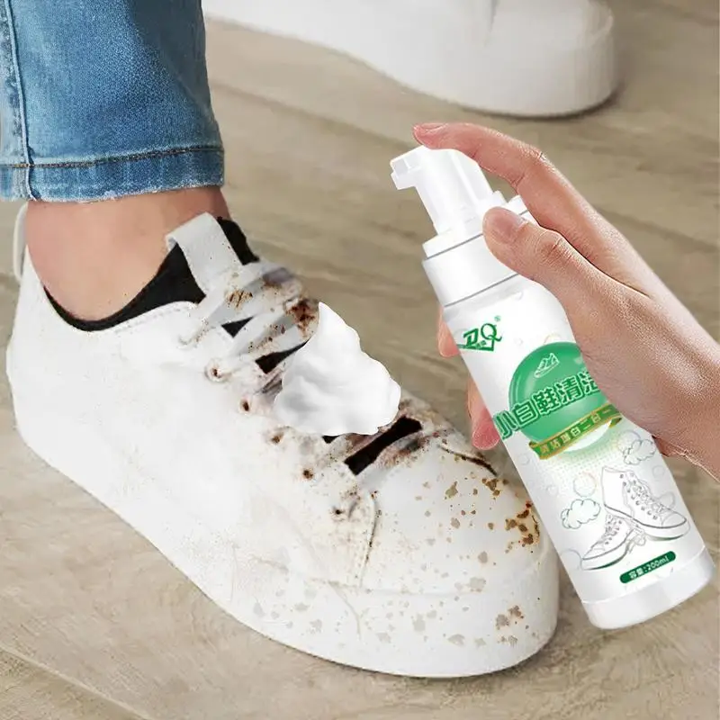 Средство для чистки пены для обуви White Shoes Cleaner Бережно удаляет грязь Многофункциональные Чистящие средства для обуви Теннисные туфли Кроссовки