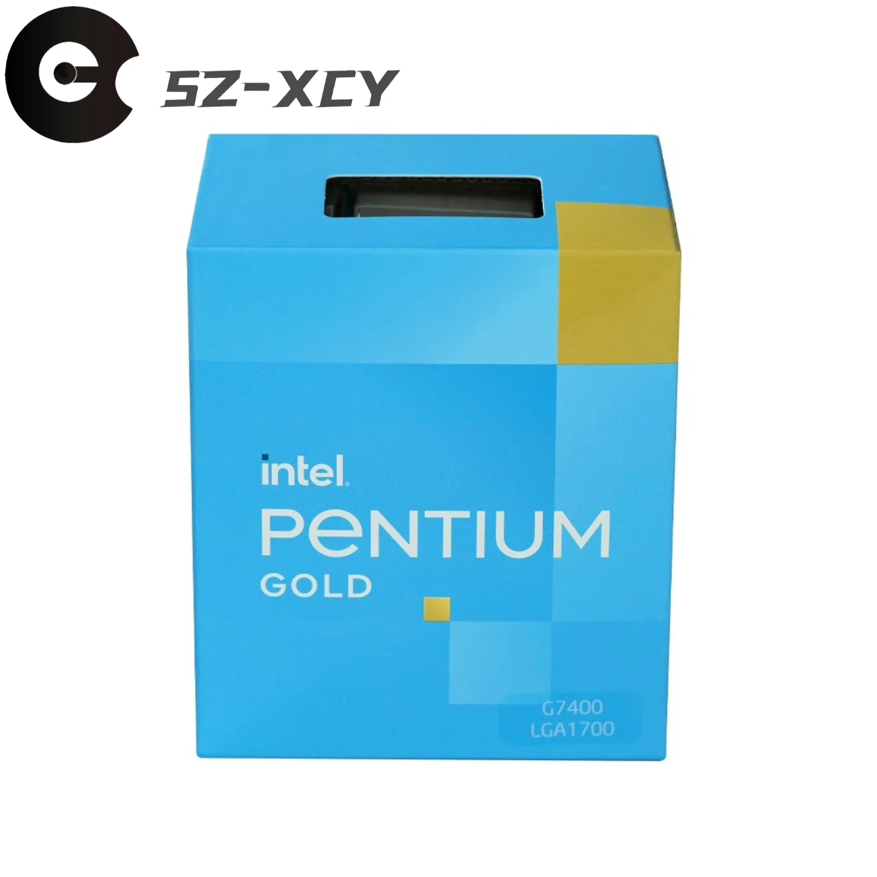 Intel Pentium G7400 3,7 ГГц Двухъядерный 4-потоковый процессор Процессор 10 Нм L3 = 6 М 46 Вт LGA 1700 Новый в запечатанном виде и с кулером