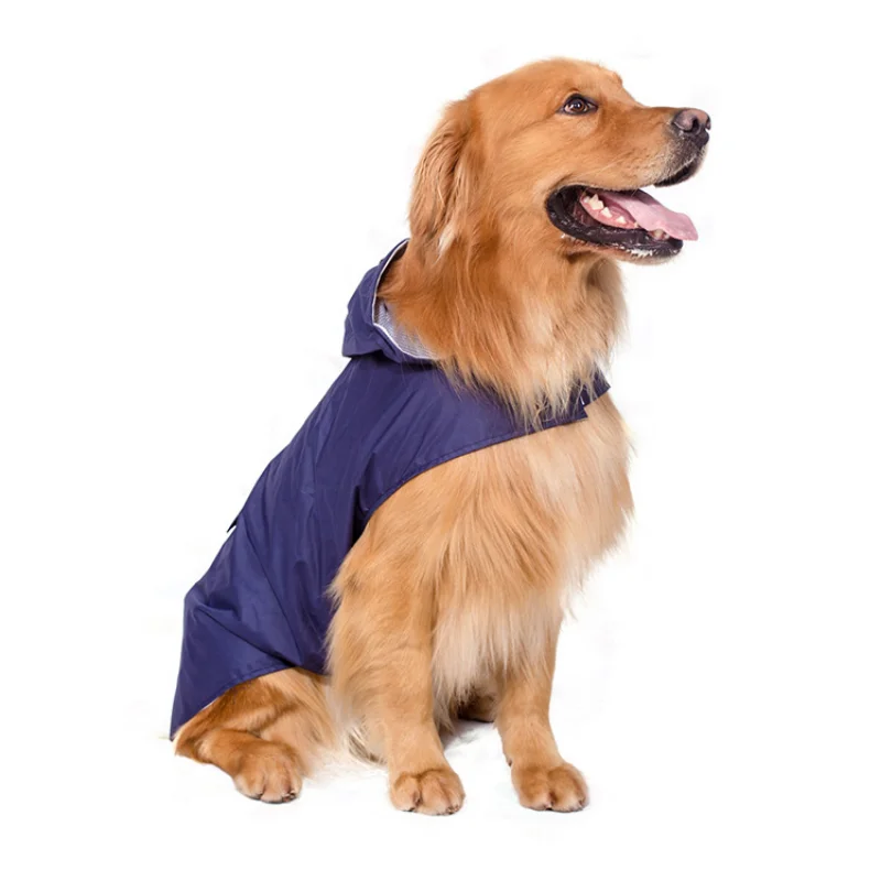 Маленькие Собаки Дождевик Пончо Ретривер Лабрадор Золотая Собака Одежда Пальто Большой Питомец Для Плаща Дождевик Светоотражающий Водонепроницаемый Собака Йорк