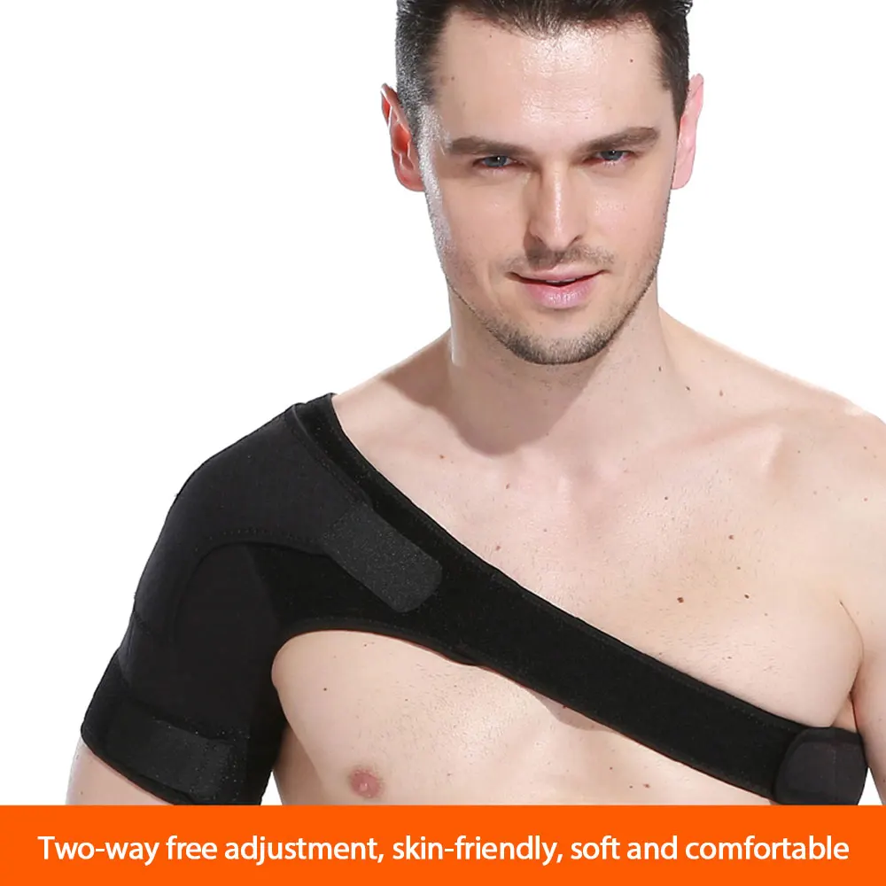 Бандаж для поддержки плеча, удобный дышащий прочный плечевой ремень для длительного использования, спортивный ремень для предотвращения спортивных травм