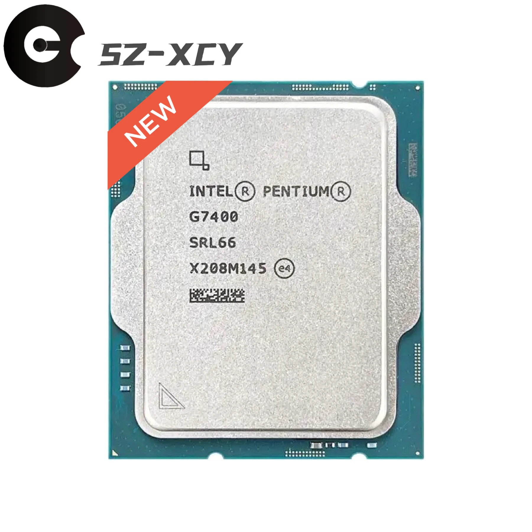 Intel Pentium G7400 3,7 ГГц Двухъядерный 4-потоковый процессор Процессор 10 Нм L3 = 6 М 46 Вт LGA 1700 Новый в запечатанном виде и с кулером
