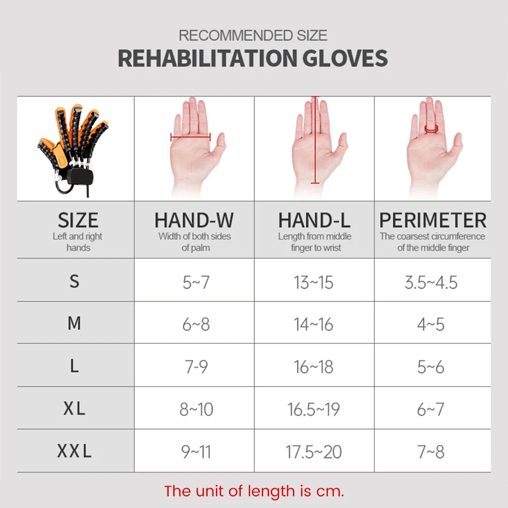 Перчатки робота для тренировки рук При инсульте Гемиплегии Тренажер для реабилитации пальцев Физиотерапевтическая Перчатка Функция рук Перчатки Робота для упражнений